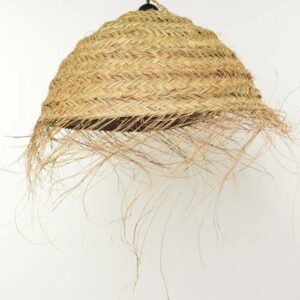 LÁMPARA SEMICÍRCULO CON FLECOS PEQUEÑA