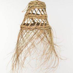 LÁMPARA CALADA CON FLECOS PEQUEÑA